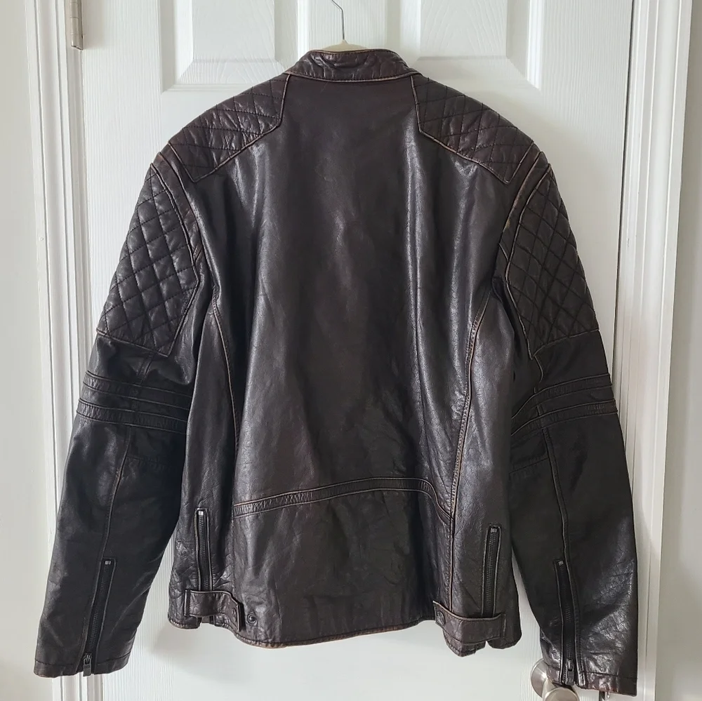 Andrew Marc Leather Moto Jacket